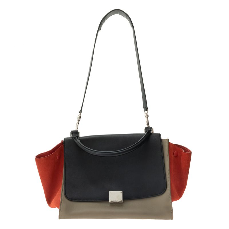 Bolsa-Celine-Trapeze-Tricolor