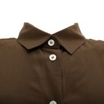 Camisa-Celine-Seda-Verde-Militar