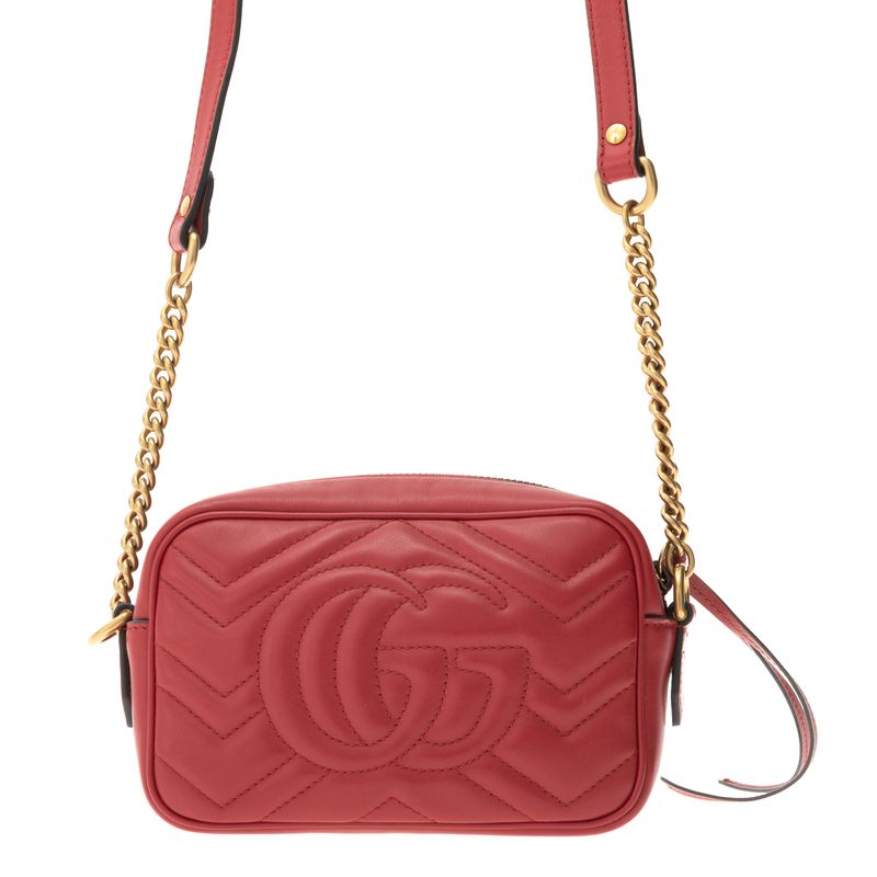 Bolsa-Gucci-Marmont-Mini-Vermelha