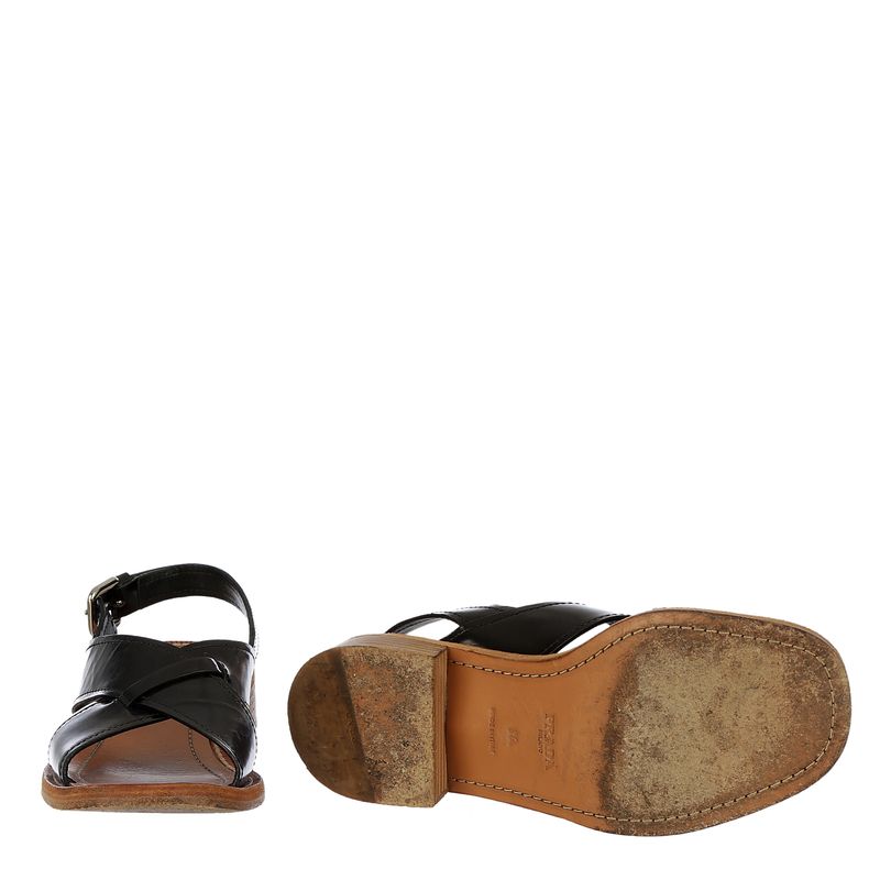 Sandalia-Slingback-Prada-Couro-Preto