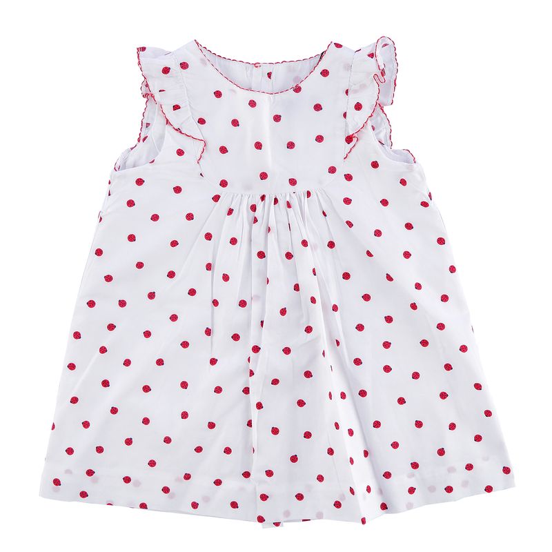 Vestido-Infantil-Jacadi-Paris-Tecido-Estampado-Joaninha-