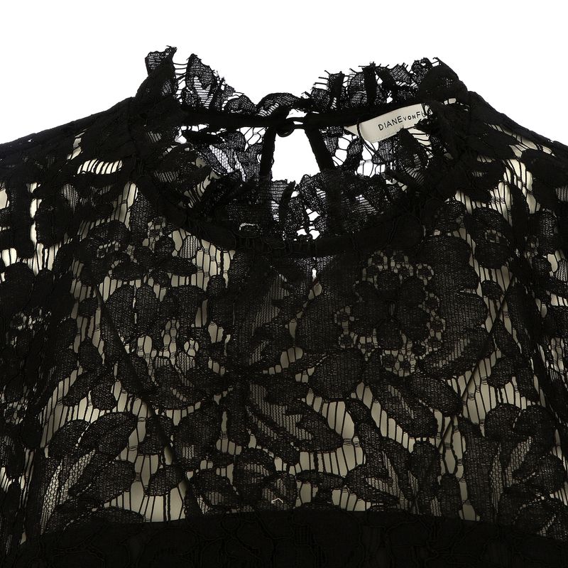 Vestido-Diane-Von-Furstenberg-Renda-Preto