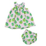 Vestido-Infantil-Jacadi-Paris-Tecido-Rosa-e-Verde