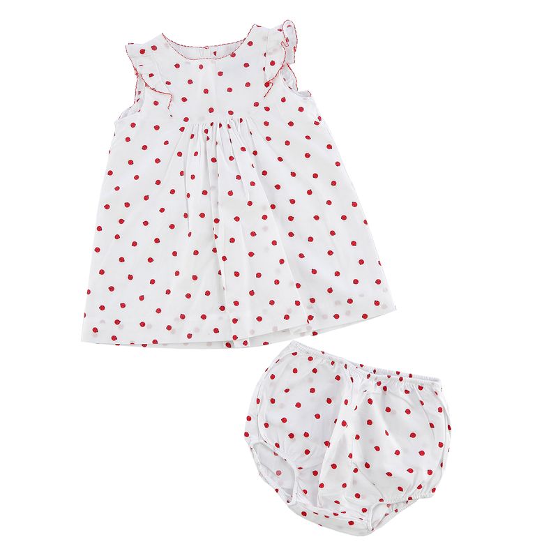 Vestido-Infantil-Jacadi-Paris-Tecido-Estampado-Joaninha-