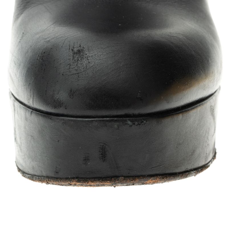 Bota-Louis-Vuitton-Couro-e-Camurca-Preta