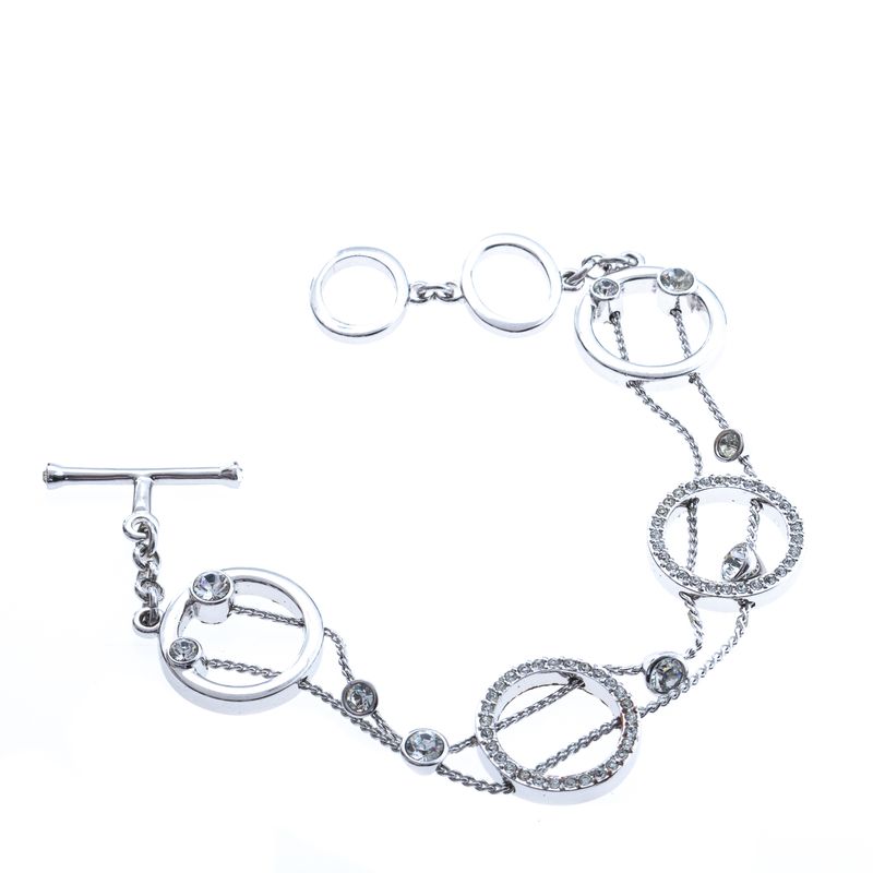 Pulseira-Swarovski-Circulos-e-Cristais-Prateada