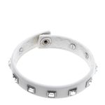 Pulseira-Swarovski-Borracha-Branca-e-Cristais