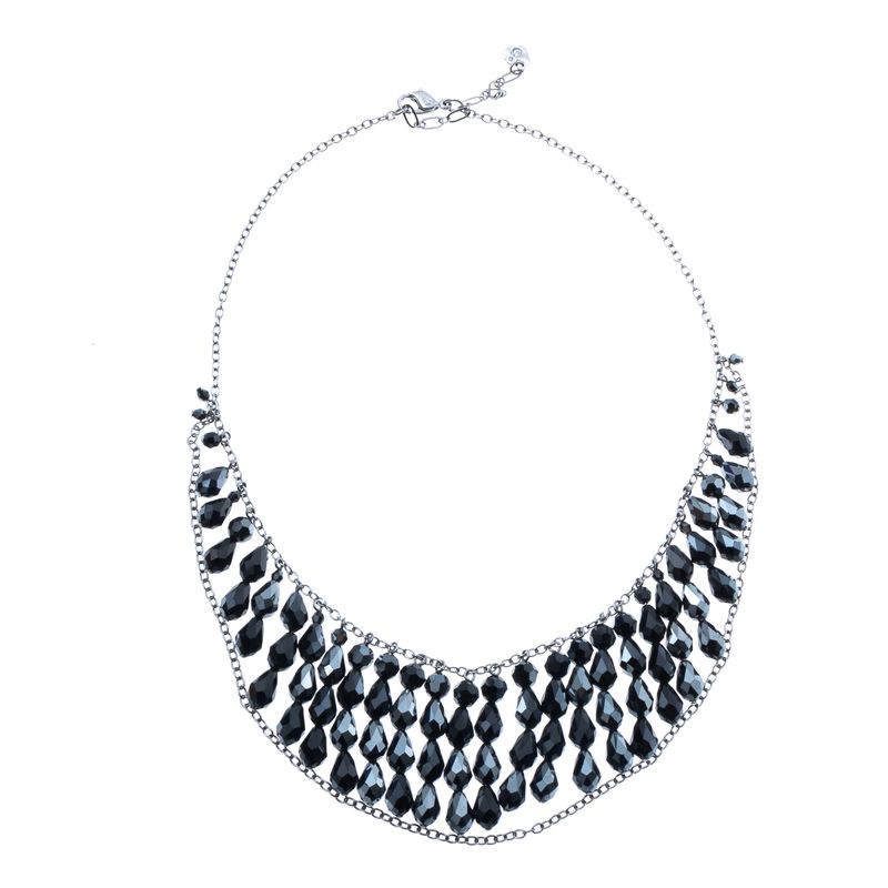 Colar-Swarovski-Cristais-Preto