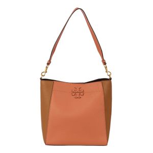 Bolsa Tory Burch Couro Marrom e Rosa