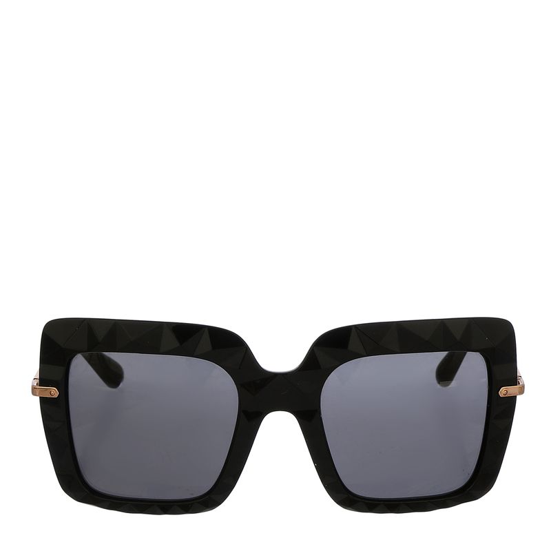 Oculos-Dolce---Gabbana-Acetato-Preto-e-Metal-Dourado