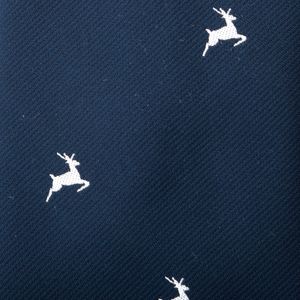 Gravata Christian Dior Vintage Marinho e Veados