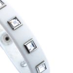 Pulseira-Swarovski-Borracha-Branca-e-Cristais