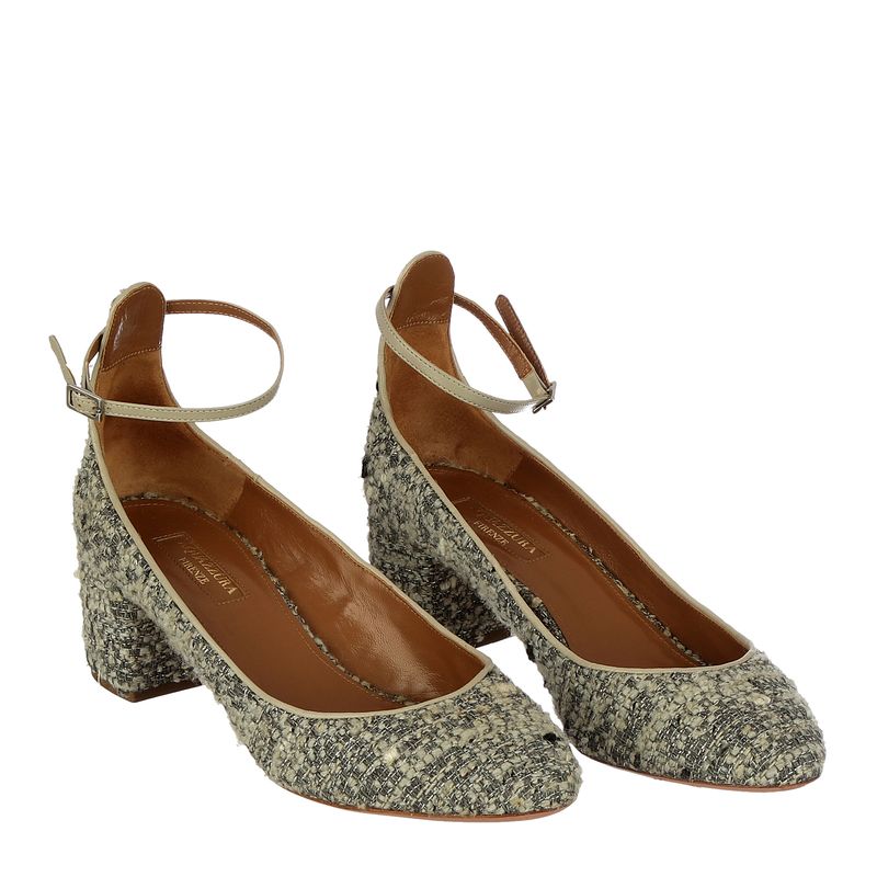 Sapato-Aquazzura-Couro-e-Tecido-Cinza