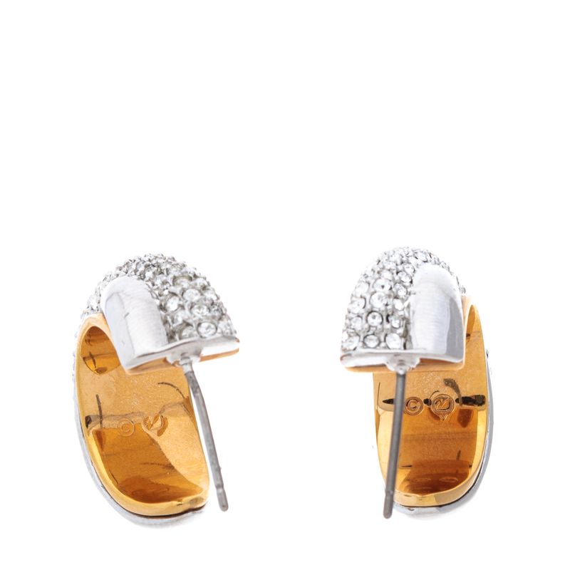 Brinco-Swarovski-Semi-Circulo-Dourado-Prateado-e-Cristais