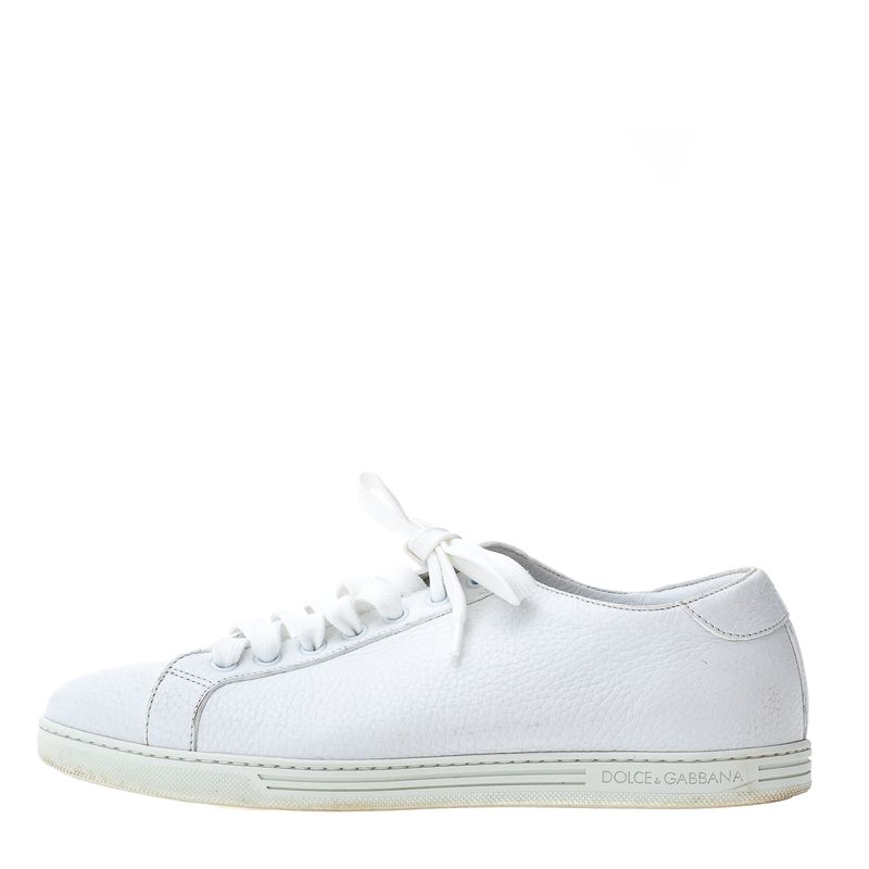 Tenis-Dolce---Gabbana-Couro-Branco