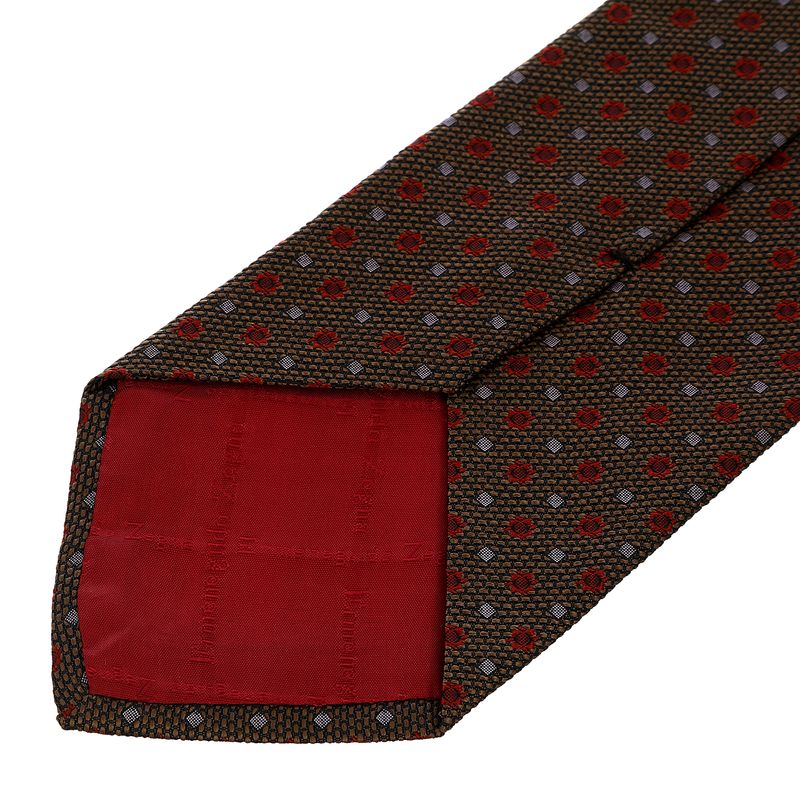 Gravata-Ermenegildo-Zegna-Cinza-e-Vermelho