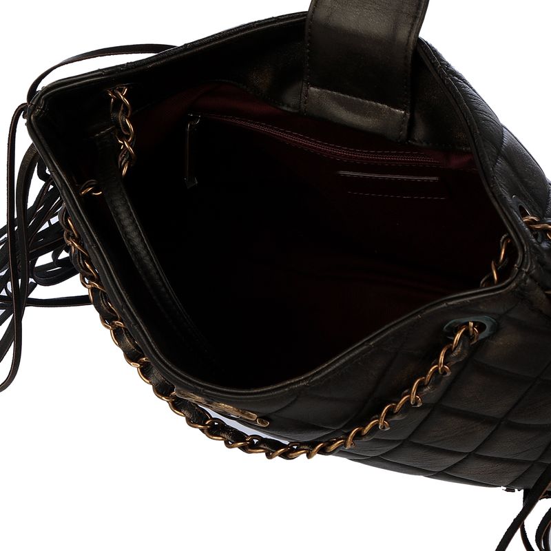 Bolsa-Chanel-Tote-Paris-Dallas-Couro-Envelhecido-Preto