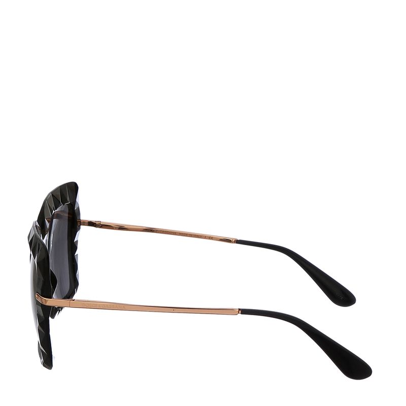 Oculos-Dolce---Gabbana-Acetato-Preto-e-Metal-Dourado