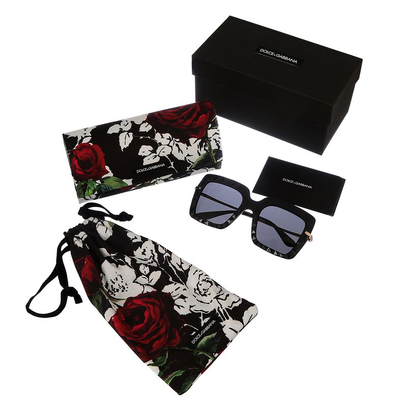 Oculos-Dolce---Gabbana-Acetato-Preto-e-Metal-Dourado