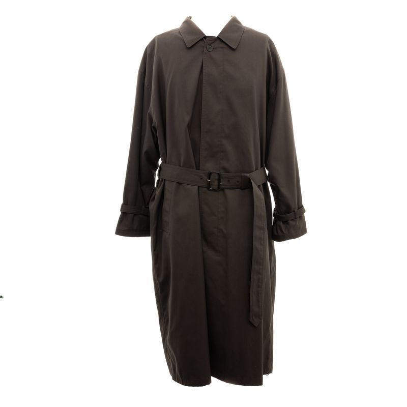 Trench-Coat-Christian-Dior-Vintage-Longo-Cinza