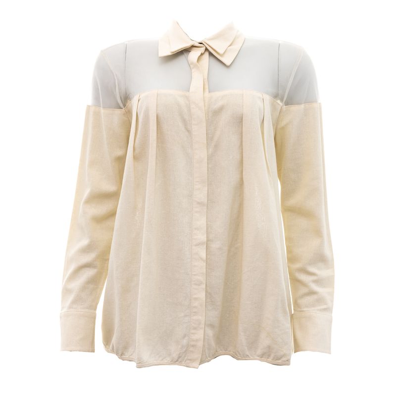 Camisa-Paula-Raia-Linho-e-Tule-Creme