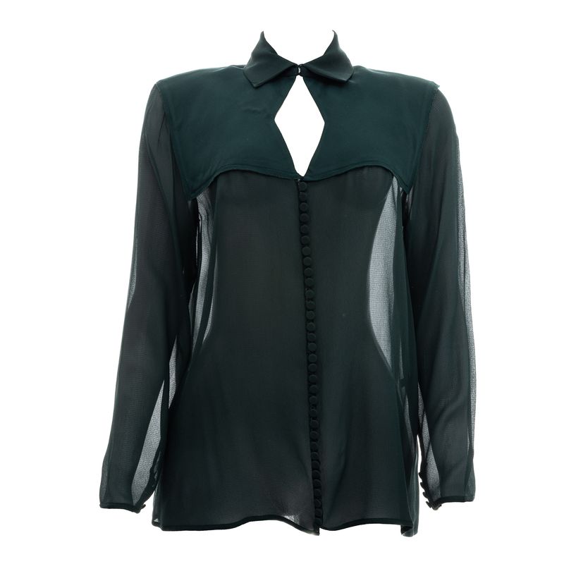 Camisa-Paula-Raia-Transparencia-Verde-Musgo