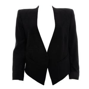 Blazer Helmut Lang Cropped Preto