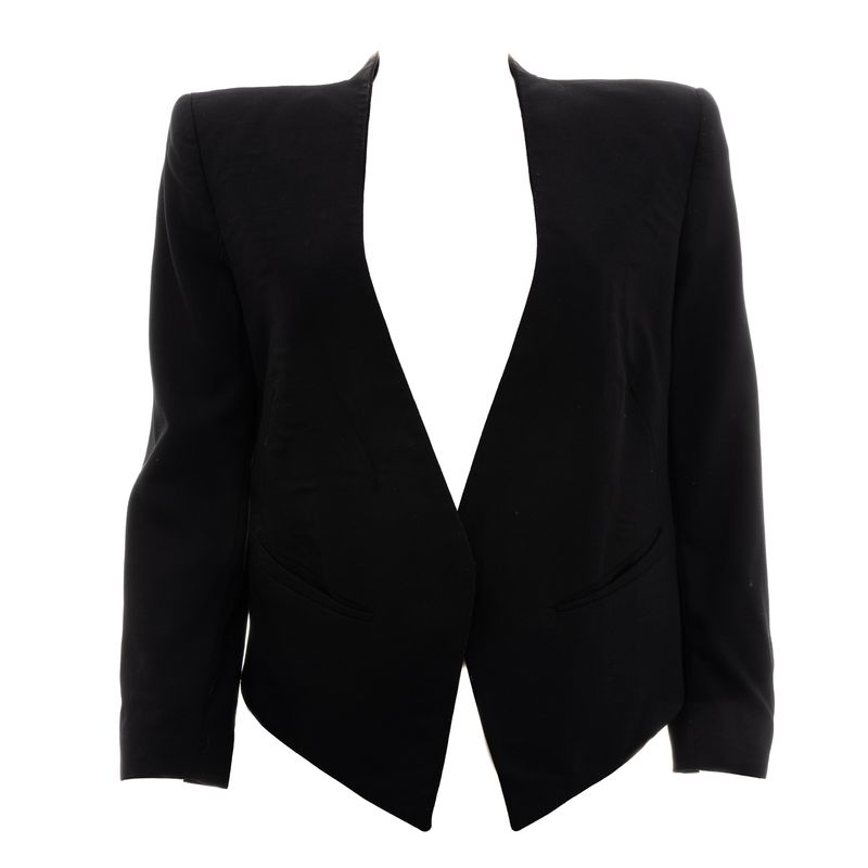 Blazer-Helmut-Lang-Cropped-Preto