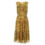Vestido-Diane-Von-Furstenberg-Tecido-Amarelo-Estampado