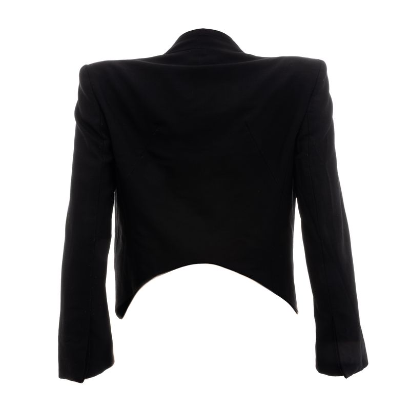 Blazer-Helmut-Lang-Cropped-Preto