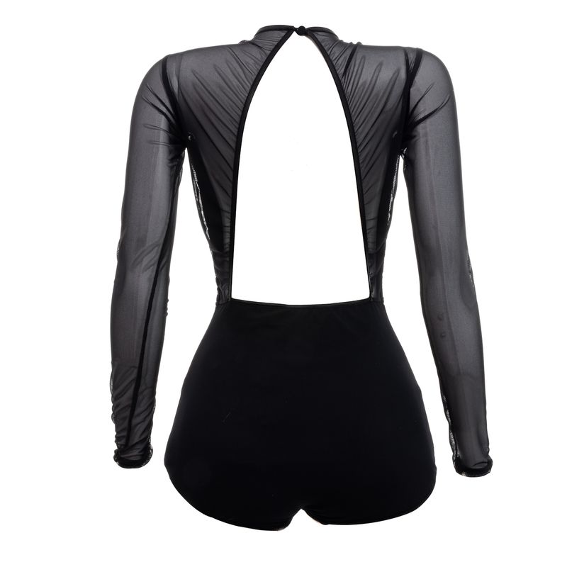 Body-Paula-Raia-Tule-Preto-Manga-Longa