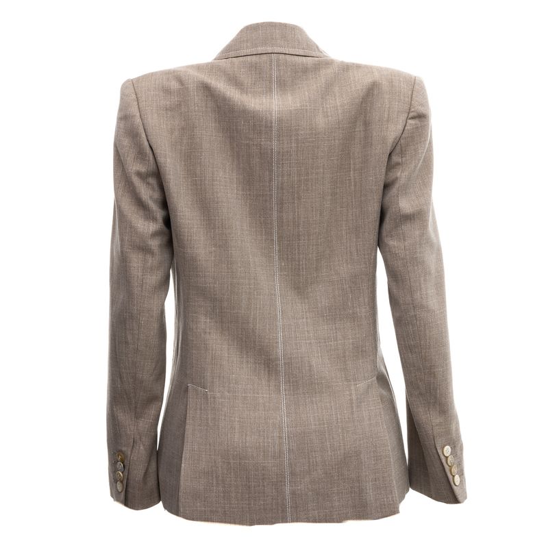 Blazer-Casasola-La-e-Linho-Bege