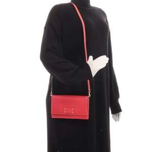 Bolsa Carteira Kate Spade Couro Vermelho