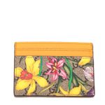 Porta-Cartao-Gucci-Ophidia-GG-Floral-Couro-Mostarda
