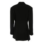 Vestido-Gloria-Coelho-Tecido-Botoes-Preto