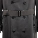Trench-Coat-Christian-Dior-Vintage-Longo-Cinza