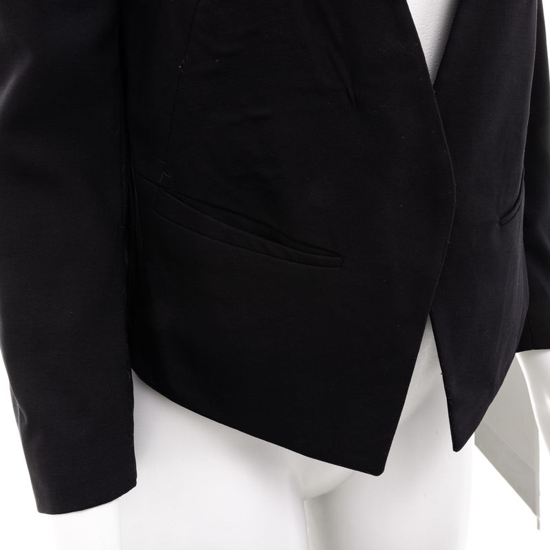 Blazer-Helmut-Lang-Cropped-Preto