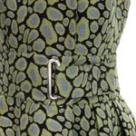 Vestido-Kenzo-Animal-Print-Verde