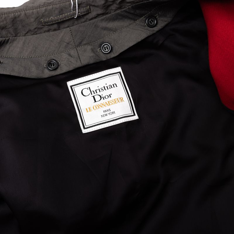 Trench-Coat-Christian-Dior-Vintage-Nylon-Cinza