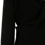 Vestido-Gloria-Coelho-Tecido-Botoes-Preto