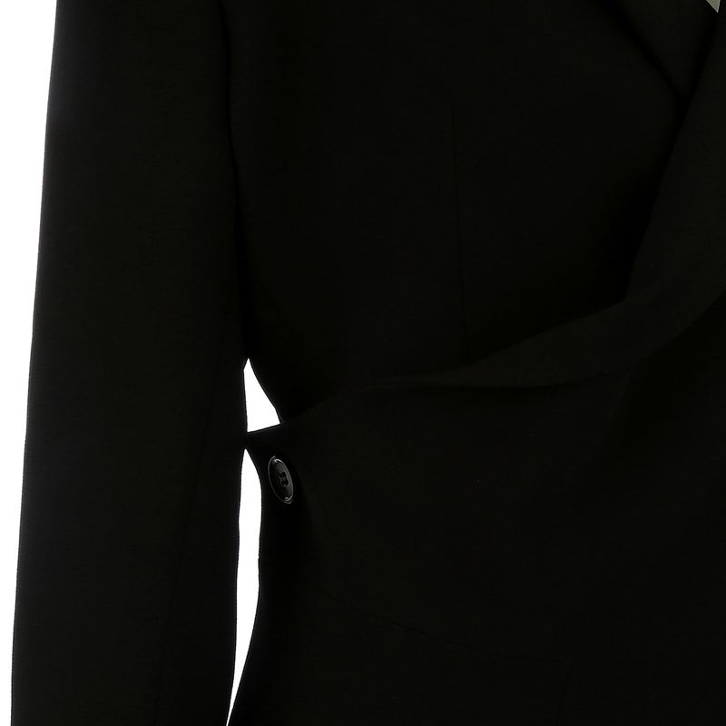 Vestido-Gloria-Coelho-Tecido-Botoes-Preto
