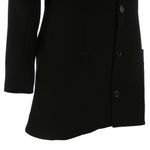 Vestido-Gloria-Coelho-Tecido-Botoes-Preto