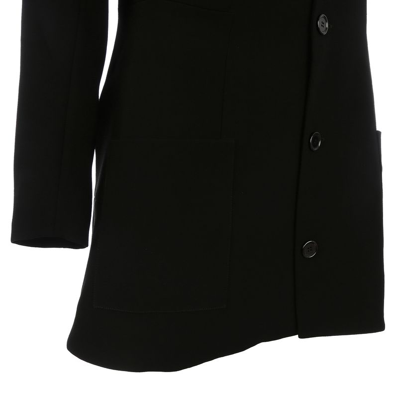 Vestido-Gloria-Coelho-Tecido-Botoes-Preto