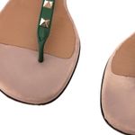 Rasteira-Valentino-Garavani-Rockstud-Verde