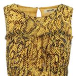 Vestido-Diane-Von-Furstenberg-Tecido-Amarelo-Estampado