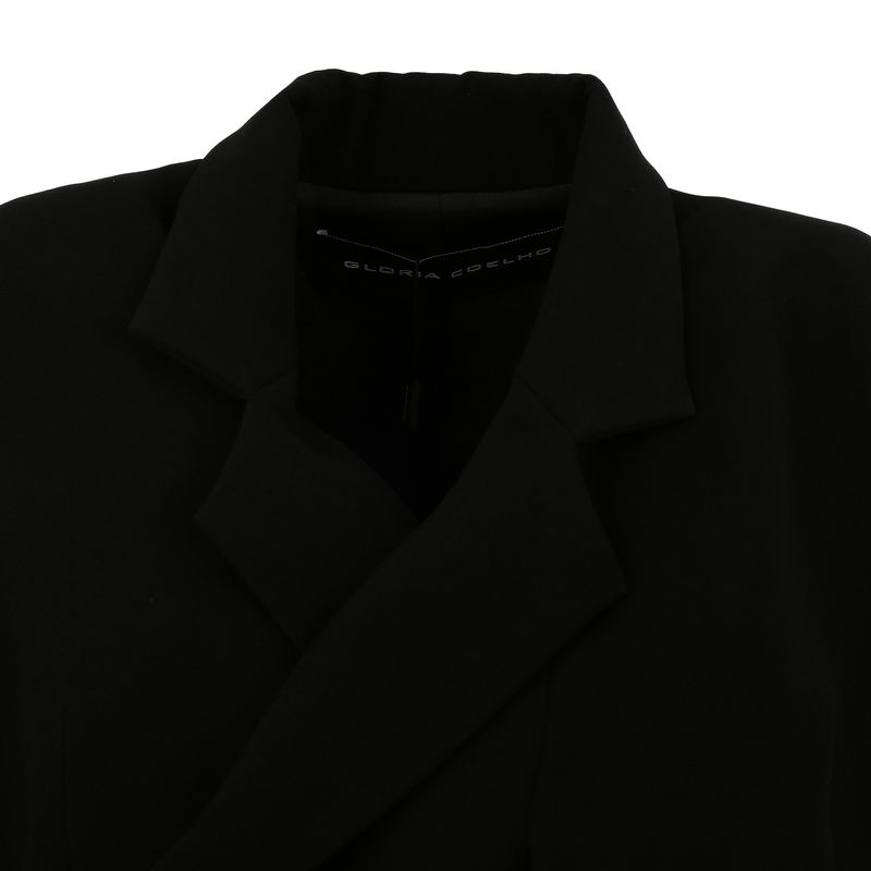 Vestido-Gloria-Coelho-Tecido-Botoes-Preto
