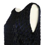 Vestido-Giorgio-Armani-Tecido-Azul-e-Preto