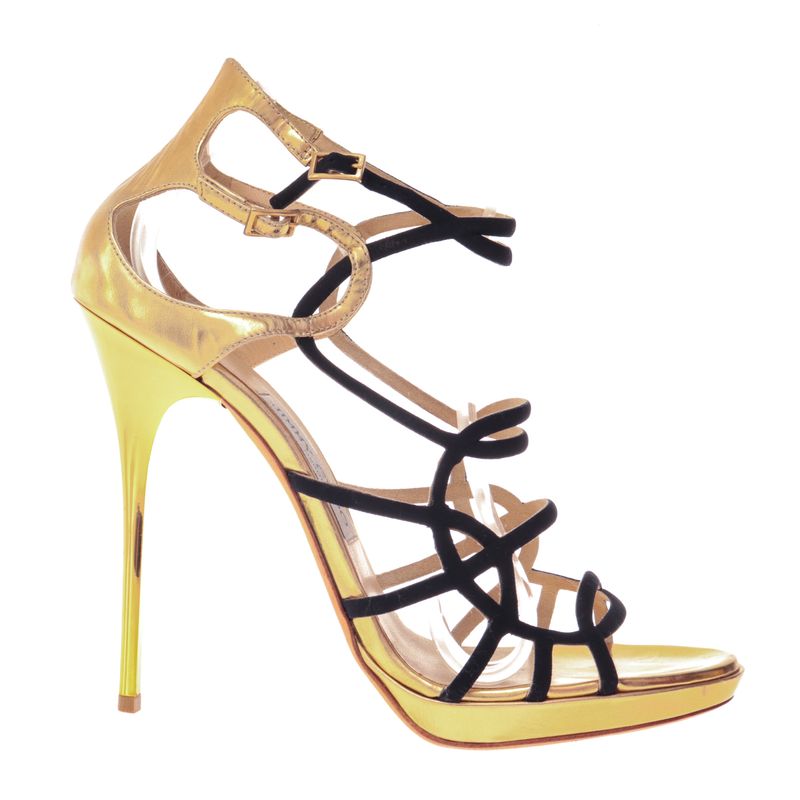 Sandalia-Jimmy-Choo-Preta-e-Dourada