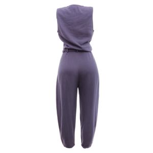 Conjunto Cris Barros Cintura Alta Roxo