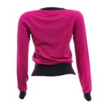 Cardiga-Michael-Kors-Magenta-e-Preto